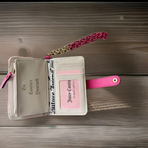 Juicy Couture Vibrant Hot Pink Wallet BiFold Wallet-NWT - Picture 3 of 5